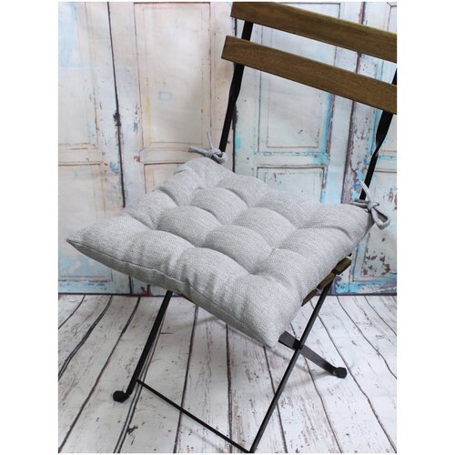 фото Подушка для сидения матех "tesla", серый меланж, 42х42х13 см матекс
