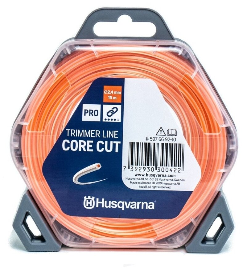 Husqvarna Корд триммерный CoreCut,2.4 мм/12 м 5976692-10