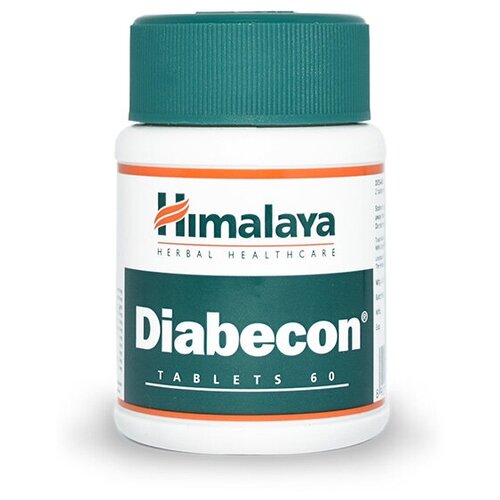 Таблетки Диабекон Хималая (Diabecon Himalaya), при диабете, лечит поджелудочную железу, контроль сахара и холестерина, 60 таб.