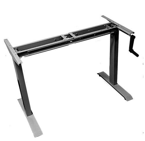 Ножки для стола (подстолье) с ручной регулировкой высоты, черные ...