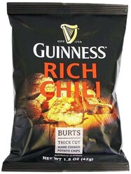 Чипсы картофельные Guinness Rich Chilli перец чили 42 гр.