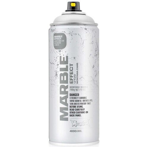 Краска аэрозольная Montana Эмаль мрамор-эффект белый 400 мл 1950₽