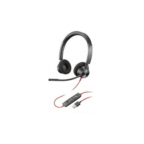 фото Гарнитура для пк plantronics blackwire 3320, bw3320 usb-a, черный