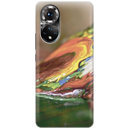 фото Силиконовый чехол на honor 50 / хонор 50 с принтом "кисть и краска gosso