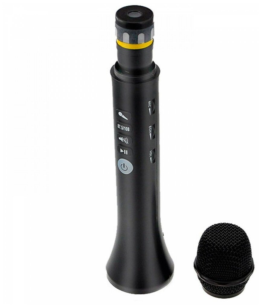 Профессиональный караоке-микрофон L-698 15W черный
