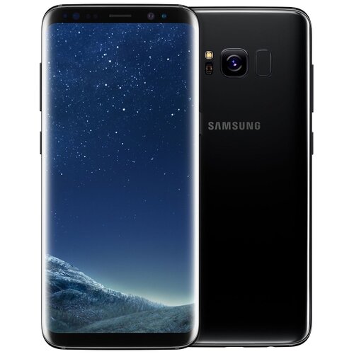 Смартфон Samsung Galaxy S8 464 ГБ 2 SIM черный бриллиант 1998900₽