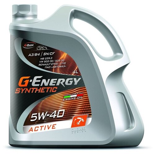 фото Масло моторное g-energy synthetic active 5w-40 4л