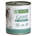 Natures Protection Nature's Protection Adult Game консервы для собак с дичью, 800г Арт.81549 - изображение