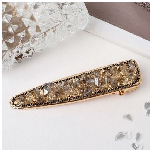 фото Зажим для волос "венера" 8 см, песочный 5133052 queen fair