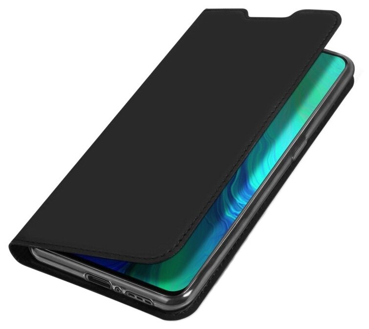 Чехол-книжка MyPads для Samsung Galaxy S20 водоотталкивающий с мульти-подставкой на жесткой металлической основе черный