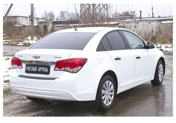 Накладка на задний бампер Chevrolet Cruze I 2012-2014