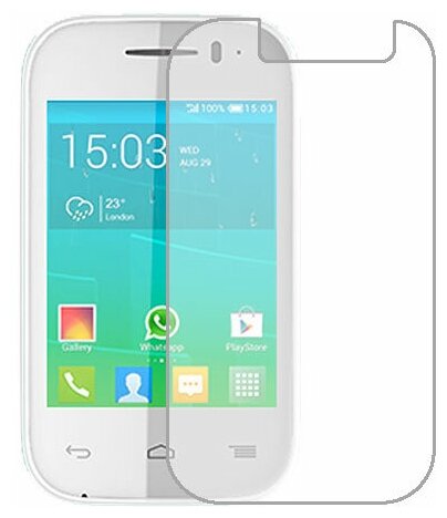 Alcatel Pop Fit защитный экран Гидрогель Прозрачный (Силикон) 1 штука