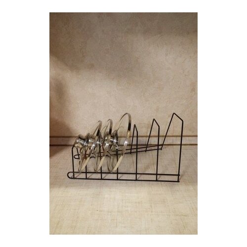 Подставка д/крышек настольная АЛТ 118Ч (16*18*34) черная