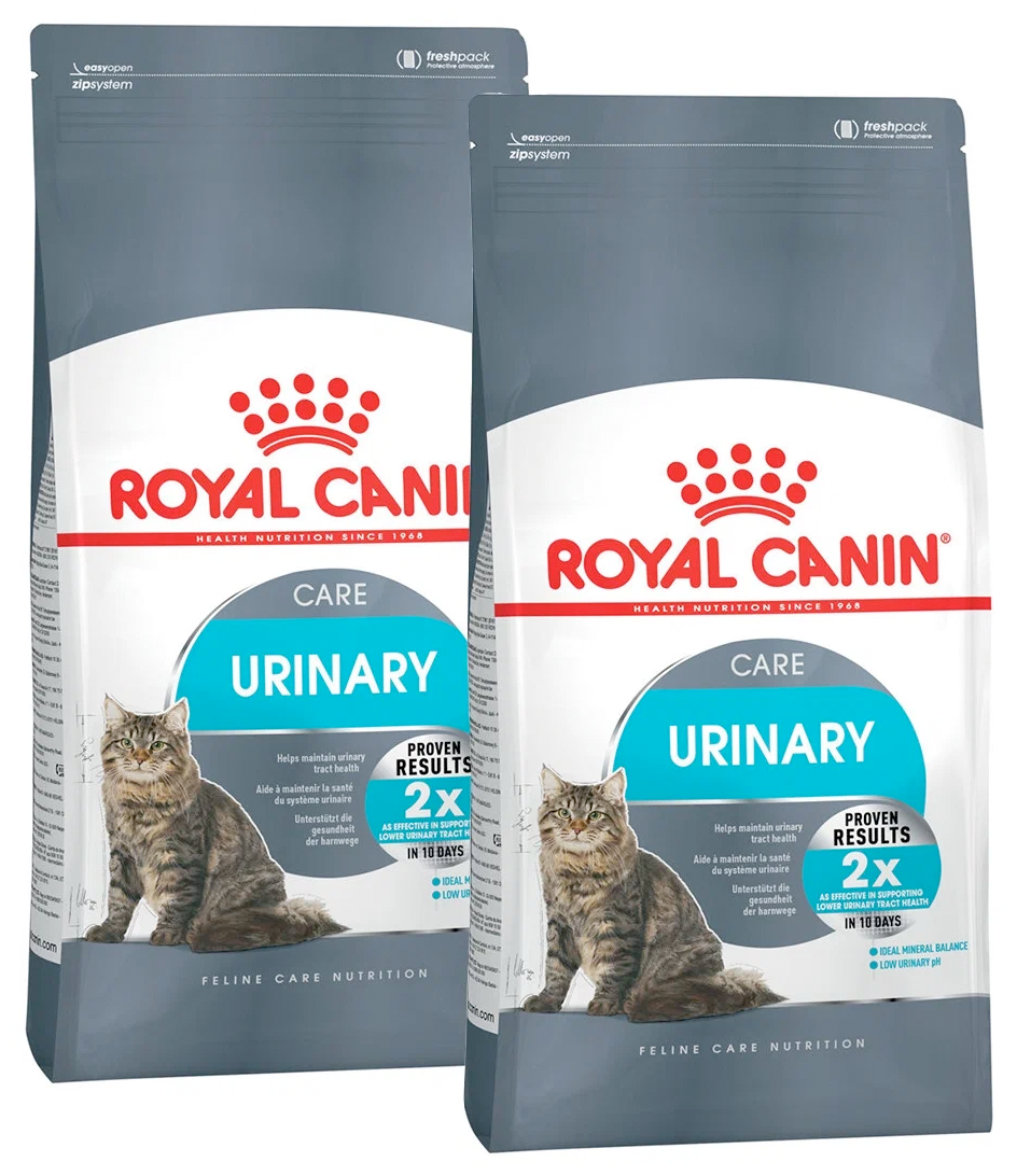 Сухой корм ROYAL CANIN URINARY CARE для взрослых кошек при мочекаменной болезни (4 + 4 кг)