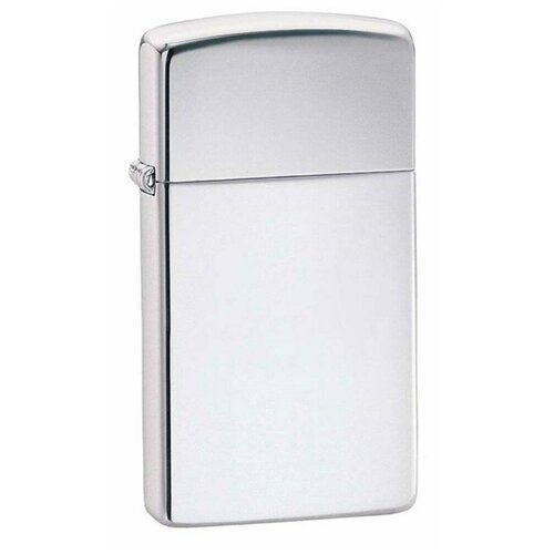 Оригинальная бензиновая зажигалка ZIPPO Slim® 1610 с покрытием High Polish Chrome зажигалка zippo slim 49123