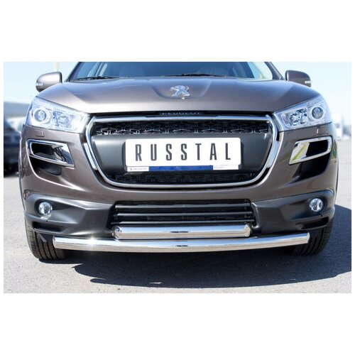 Защита переднего бампера d63/63 FX 37/qx70 Infiniti 2010-2019