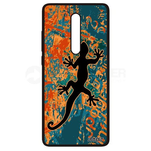 фото Противоударный чехол на телефон // xiaomi mi 9t pro // "саламандра" символ василиск, utaupia, цветной