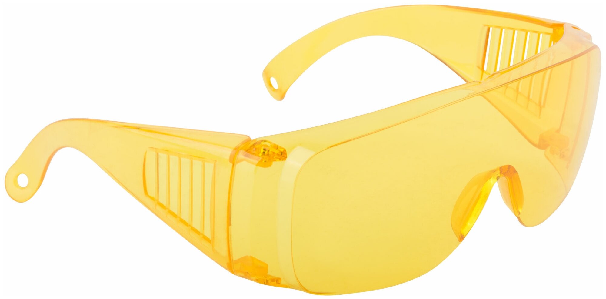 Очки защитные с дужками желтые 12215 - фотография № 2
