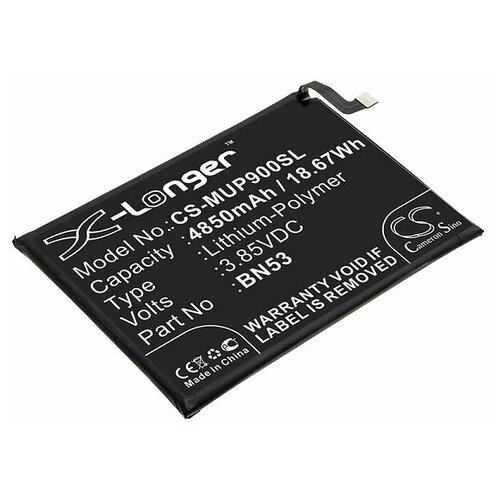 фото Аккумулятор для телефона xiaomi redmi note 9 pro, max (bn53) cameron sino