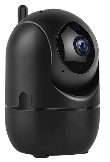 Беспроводная IP Wi-Fi видеокамера Cloud Storage Black / Камера с обзором 360 ночной съемкой и датчиком движения / Видеоняня /