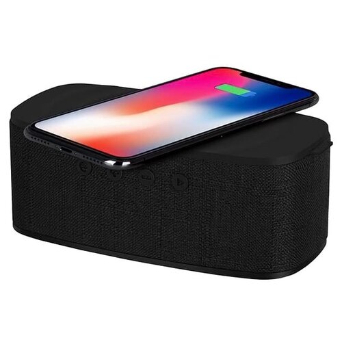 Колонка Momax QZonic Wireless Charging Bluetooth Speaker Чёрный 368300₽