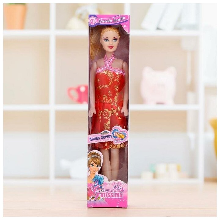 Кукла-модель «Линда» в платье, микс. "Микс" - один из товаров представленных на фото, без возможности выбора.