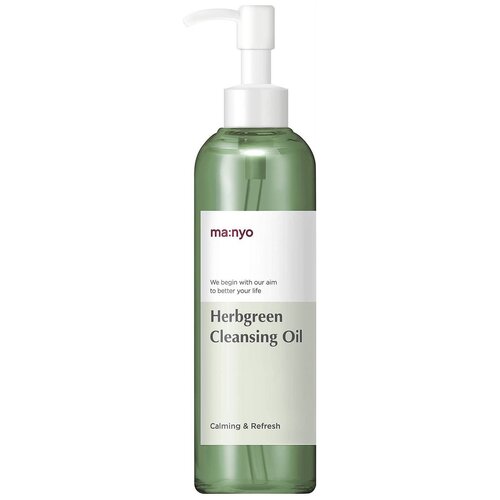 Manyo Factory очищающее гидрофильное масло с экстрактами трав Herb Green Cleansing Oil, 200 мл manyo factory очищающее гидрофильное масло с экстрактами трав herb green cleansing oil 200 мл