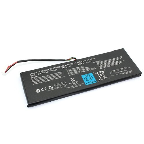 Аккумуляторная батарея для ноутбука Gigabyte P34G v2-3 (GNC-J40) 15.2V 4030mAh