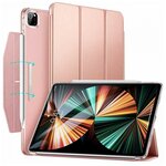 Чехол книжка ESR Ascend Trifold Case для iPad Pro 12.9 (2021) Rose Gold, розовое золото - изображение