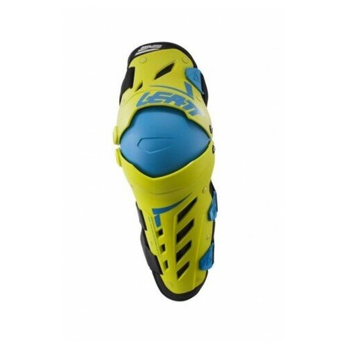 фото Наколенники leatt dual axis knee & shin guard lime/blue, l/xl