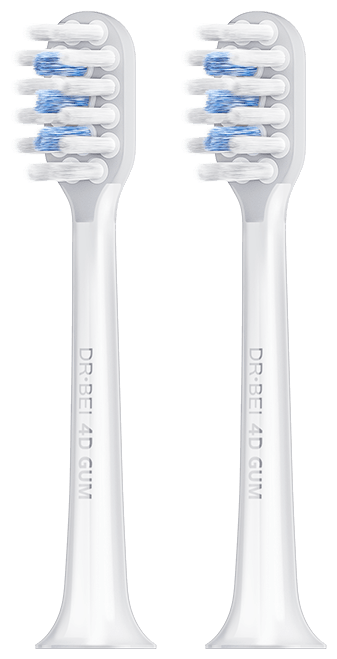 Насадка для электрической щетки DR. BEI S7 S01 Sonic Electric Toothbrush Head 4D Clean 2 Pack