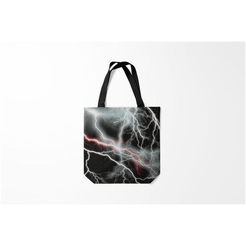 фото Сумка-шоппер / 40х40 см / популярные иллюстрации / текстуры молния burnettie