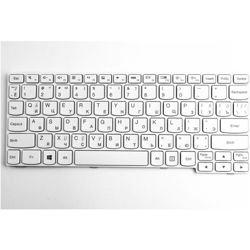 Клавиатура для ноутбука Lenovo S205 U160 U165 S205 Белая Pn 25-010581 25-010625 25010581 166800₽