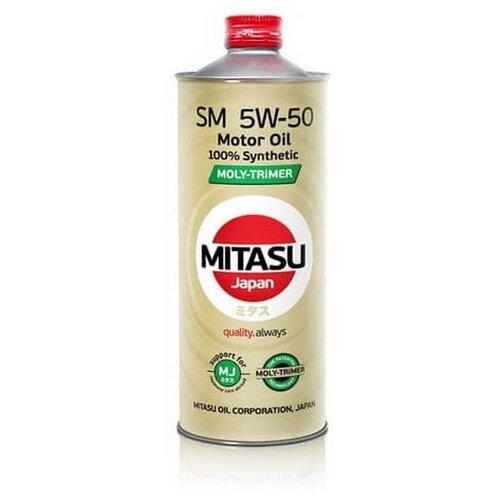 MITASU Mitasu 5w50 1l Масло Моторное Moly-Trimer Sm Api Sm 100% Synthetic