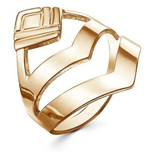 фото Кольцо "геометрия", позолота, 19,5 размер сима-ленд