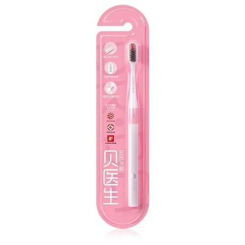 Зубная щетка DR.BEI Bass Classic (Pink), Pothook