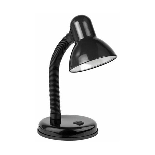фото Настольная лампа для рабочего стола эра n-12 е27 4 вт черная нет бренда