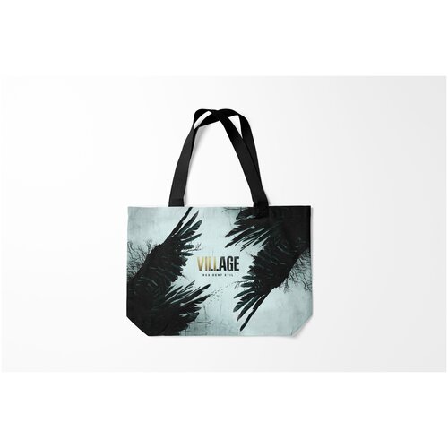 фото Сумка-шоппер / 46х35 см / геймерам / resident evil village. crow burnettie