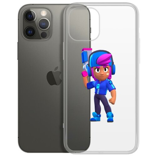 фото Чехол-накладка clear case brawl stars-звёздная шелли для iphone 12 pro max krutoff group