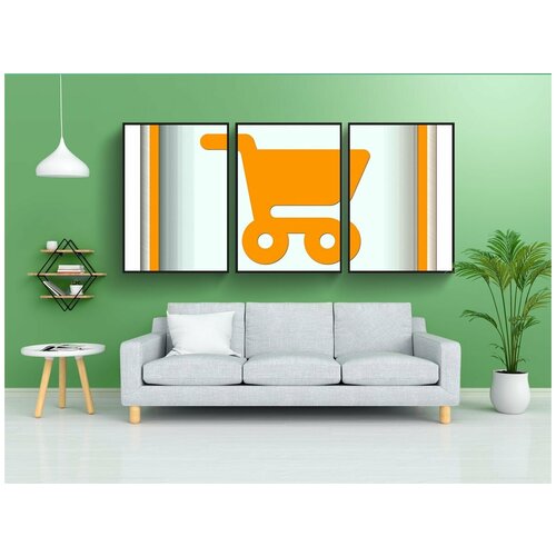 фото Набор модулных постеров для интерьера "торговое предприятие, бродяга, осмелиться" 60x90 см. в тубусе, без рамки lotsprints