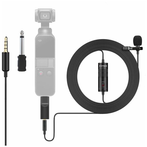 Synco Lav-S6P всенаправленный петличный микрофон для DJI OSMO