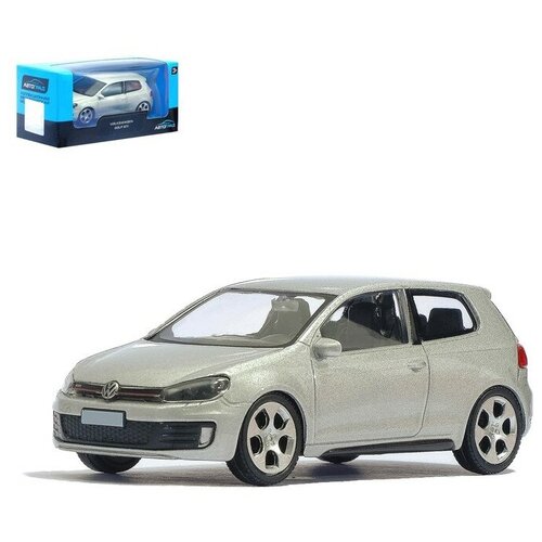 Машина металлическая VOLKSWAGEN GOLF GTI, 1:43, цвет чёрный for volkswagen golf mk7 7 gti r gtd dynamic blinker led turn signal rline mirror light for vw 2013 2015 2016 2018