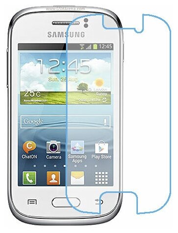 Samsung Galaxy Young S6310 защитный экран из нано стекла 9H одна штука