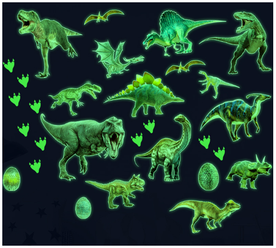 Светящиеся наклейки Динозавры