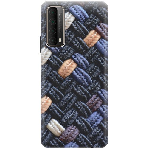 фото Силиконовый чехол на huawei p smart (2021) / хуавей п смарт (2021) с принтом "сплетение gosso