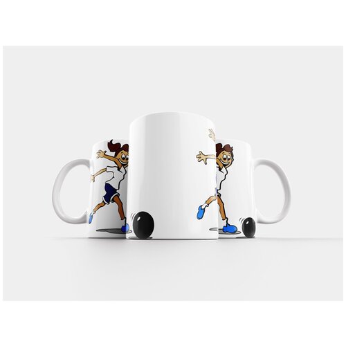 фото Кружка "девочка, футбольный, игрок" 320 мл lotsprints