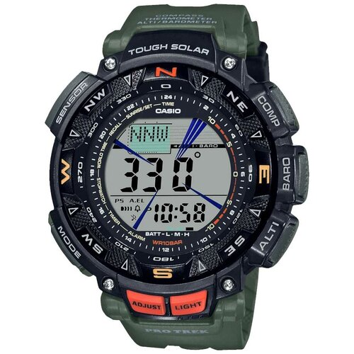 фото Японские наручные часы casio pro trek prg-240-3er с хронографом