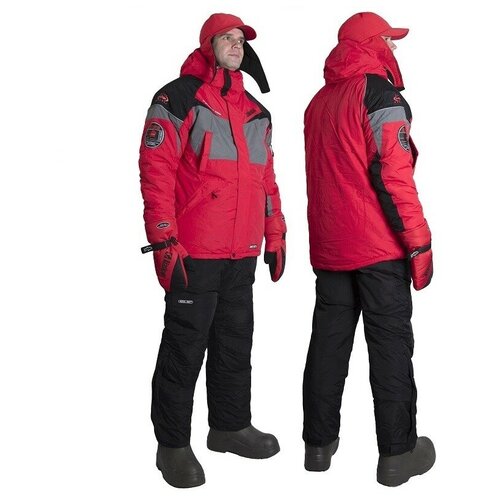 фото Костюм зимний alaskan dakota красный/серый/черный xl (куртка+полукомбинезон) awsdrgbxl