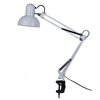 Настольная лампа со струбциной , мощность 60 Вт, E27/Светильник для маникюра, школы, дома