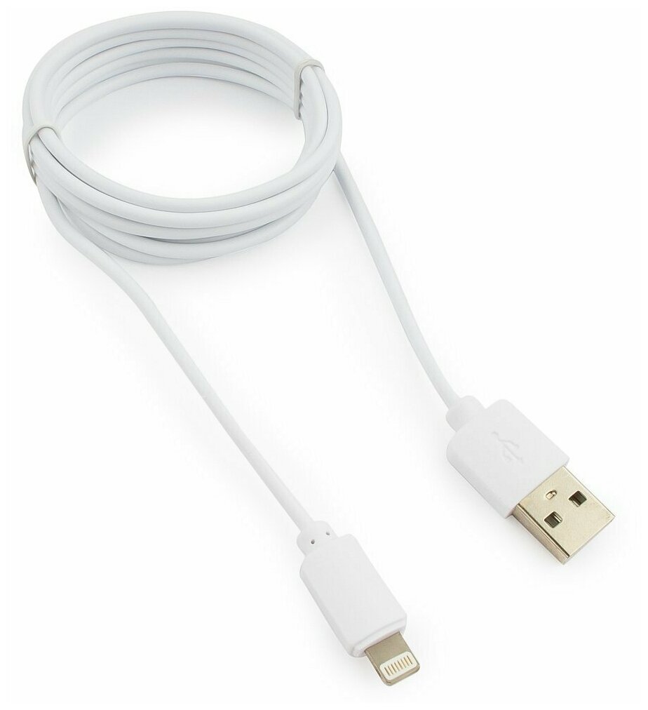 Кабель Lightning 1.8м Гарнизон круглый GCC-USB2-AP2-6 - фото №1